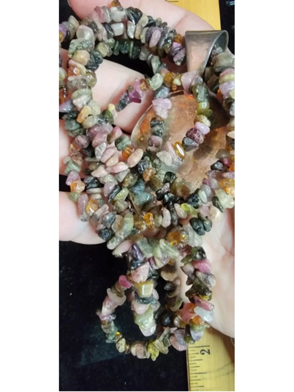 Jay King Mine Finds DTR 925 Sterling Silver Rose Quartz Pendant Multi Gem 37